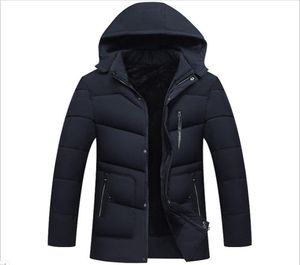 Pike de comprimento médio mais veet com capuz 2021 moda Men039s Casaco de neve de inverno espessa a quente jaqueta 36 desconto1509763