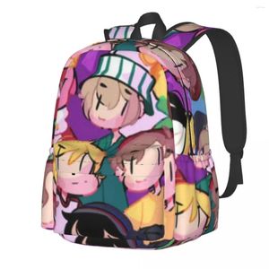 Backpack Dream SMP Game Team Workout Backpacks Unisex Stylish School Bags Stamping Colorfy Stampack