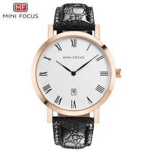 Wristwatches Mini Focus Luxury Leature Leather Business Quartz Display Men Wrist Mens Fashion Ultra-Thin Dial 0108G H240504