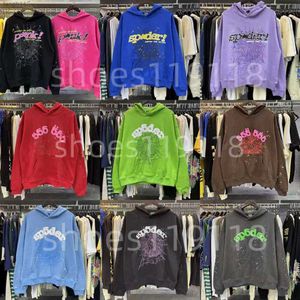 Designer hoodie tröjor spindel hoodie över hela världen ung thug tröja kvinna skum tryck pullover kläder