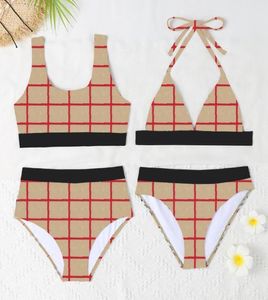 Sexy Bras Thongs Frauen Khaki Badebekleidung Sommerstreifen Designer Badeanzüge Mode gepolstert zwei Stücke Badeanzug 8922699