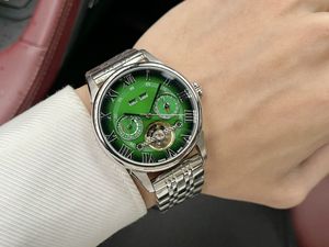 Fine men's watch with dress, noble atmosphere, gentleman style. Automatic mechanical movement, top 316 steel case, mineral super strong mirror can be used as a gift
