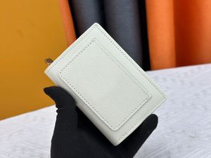 2024 Serie Damierlicious Designer -Kartenhalter Damenkarten Halter Victorine Mini Wallets Coin Geldbeutel Innenraum Slot Taschen Schach Zippie -Tasche 80152