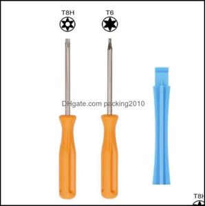 specialty Screwdrivers Hand Tools Home Garden New 3In Screw Driver T6 And T8 With Hole Set For Xbox One Controller Repair Tool Dro3462686