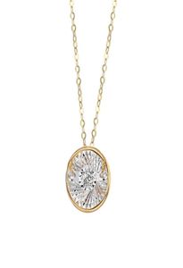 Fast Delivery Factory Cross Chain Real 18K Diamond Name Halskette Personalisation8089064