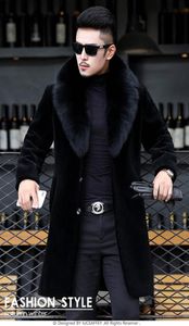 20FW vinterman designer jackor hombres varm vindbrytare långa ull blandar ytterkläder rockar svart förtjockar rock3549365