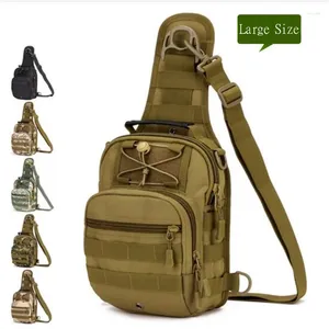 Ryggsäck herrväskor taktik bröstpaket rida en axel högklassig lutande fyra användningar x202 stor resväska