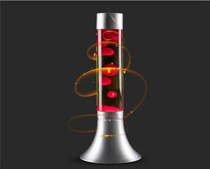 Glass hookah beautiful design Allmumin base lava 15 inch high creative home decoration romantic bedroom lamp3781222