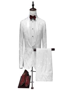 Jaqueta de menino masculino Blazer Outerwear Men Set Set DancacketPant Suit Male Jaqueta de menino Blazer Blazer Casamento de roupas de casamento cantor D5310719