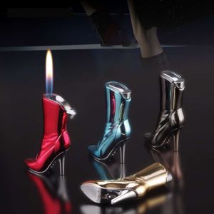 Ladies High Heel Damenschuh Iatable Butan ohne Gas leichter einzigartige Feuerzeuge 16pcs/Dispaly Box