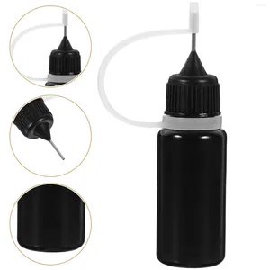 Lagringsflaskor 20 st flaskkort gör leveranser lim dispenser applikator precision makeup industriell flask plast nål tips