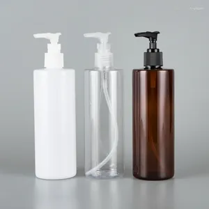 Depolama Şişeleri 250ml 350ml Boş Plastik Losyon Pompası Dispenser Kişisel Bakım Sıvı Sabun Şampuanı Yüz Temizleyici Kozmetik Ambalaj