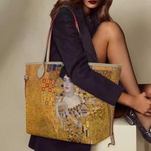 Evening Bags Classic Oil Painting Casual Clutches Durable Water Proof Women Shoulder Handbag Personalized Design Outdoor Shopping Female