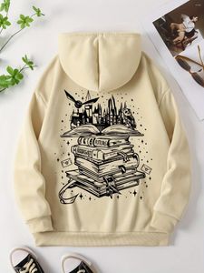 Women's Hoodies A Funny Book Printed Sweatshirt Women Harajuku Casual Loose Hooded Fashion Soft Comfortable Autumn Warm Female Clothes