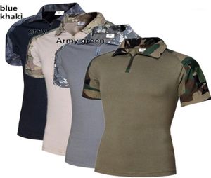 MEN039S Tshirts Zogaa Wew Assault Camouflage Tactical Tactic Men Men Shart Ermeve Army Army Frog Combat Tshirt Summer Multicam Mil4010819