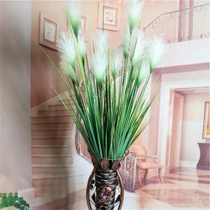 Decorative Flowers Artificial Greenery Floor Plants With Reed Tall Fake Plant Potted For House Decorations Wedding Garden Indoor Outdoor