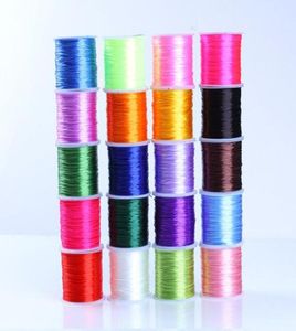 07 mm 50 mroll Crystal Elasal Bilding Cord Fili per i gioielli fai -da -te che producono dita 6964128