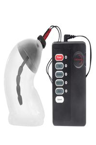 Männliches Käfig Silikon Urethral Sound Electro Stimulator Urethra Klangspielzeug für Männer Hahnringkugel Stretcher Testica6387584