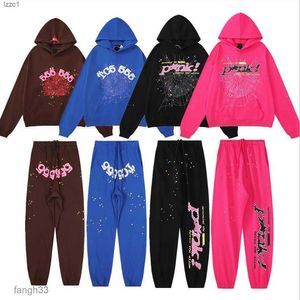 Mulheres capuzes 555 Streetwear Spider Padrão da web capuz casal Sweatshirts Designer de traje de trave