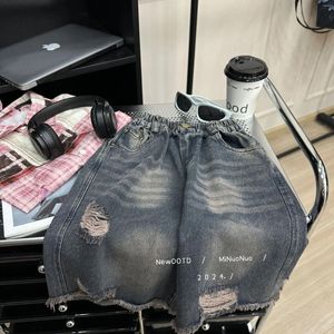 Hose Jungen Shorts 2024 koreanischer Stil Sommer Match Retro Fifth Pants Loose Casual Cowboy Fashion Children Bottoms