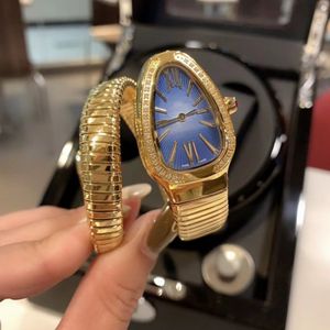 designer watch women womenwatch relojes snake watch montre serpentn watch diamond watch for lady rose gold Serpentine bracelet Montre de luxe For lady birthday gift