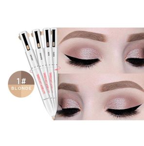 4 I 1 Beckisue Eye Brow Pencil Cosmetics Natural Longing 4 Color Rotating Paint Tattoo Eyebrow Waterproof Eyebrow Pencil7731195