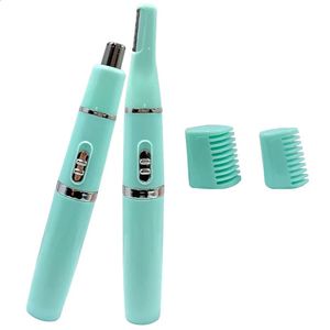 2-em 1 Nariz Hair Trimmer capaz de barbear com um aparador de sobrancelha de barca