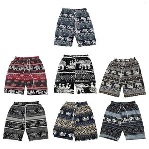 Shorts Shorts Summer Beach for Women Men Gumgy Fashion Elephant Pattern Short Pants