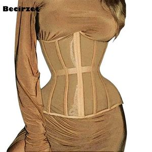 Waist Tummy Shaper Waist tight fitting corset top weight loss womens belt body shape transparent abdominal hem lace hourglass shape Q240430