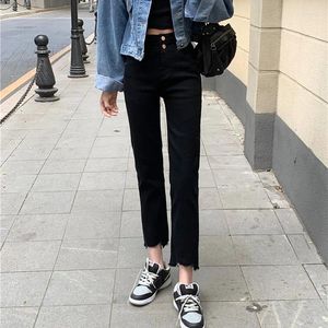 Women's Jeans Wholesale 2024 Spring Summer Autumn Fashion Casual Denim Women Pants Woman Female OL High Waisted Ay0809