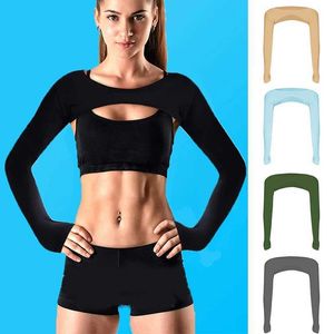 Sleevelet Arm Sleeves 2017 Summer Womens Short sleeved Cropped Cape Town Flat Chest Warmth Cover Cardigan Long Holiday Sportswear Q240430