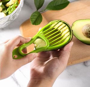 Strumenti di verdure da frutta 3 in 1 Avocado Slicer Vegetable Tools Shea Corer Butter Fruitler Cutter PP PP Separatore Ctello