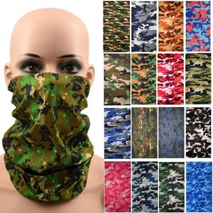 Bandanas Outdoor Silk Sun Ochrony BIB Spring i Summer Motorcycle Neck Cover Sports Magic Bandana Riding Mask Full Face