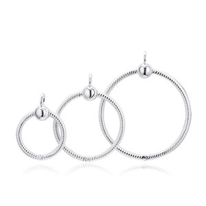 2019 925 gioielli in argento sterling originale Momenti piccoli / medi / grandi o perle a ciondolo si adattano ai braccialetti europei per donne9232000