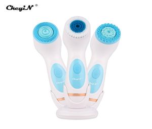 3 I 1 Electric Facial Cleanser Wash Face Cleaning Machine Skin Pore Cleaner Body Cleansing Massage Beauty Massager Clean Tools 203712337