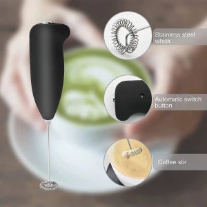 Elektriskt mjölkskummar Drick kaffevisk Mixer Egg Beater Frother Coffee Cappuccino Mini Handtaget Stirrer Kök matlagningsverktyg