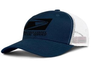 Почтовая служба США USPS 3D Effect Flag Logo Mens and Womens Регулируемый грузовик Meshcap Golf Vintage Team Original USPS U8189172