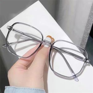 Sunglasses Square Blue Light Blocking Glasses Man And Women Black Oversized Optical Eyeglasses Vision Spectacles Big Frame Computer Eyewear