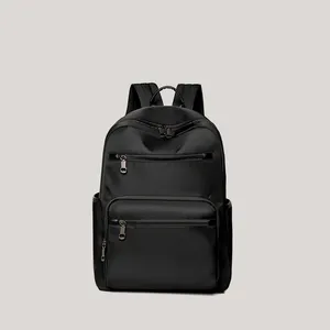 Backpack de mochila High-end Fabric Zipper duplo de grande capacidade Versão coreana Men e mulheres viagens ao ar livre