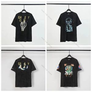 シャツデザイナーシャツ高級シャツメンズビンテージウォッシュコットンショートスリーブTシャツカジュアルルーズアメリカハイストリートファッションブランド男性と女性ハーフスリーブ