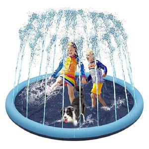 Çocuklar Açık Oyun Su Yastığı Şişirilebilir Su Sprinkler Pad Çim Oyun Mat Plaj Pad Su Sprinkler Oyuncak Piscinas 240430