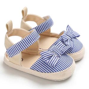 First Walkers 2024New Products Summer Sandals Newborn Baby Girl Leisure Soft Bottom Non Slip Breathable Shoes Prewalker 0-18 Months H240504