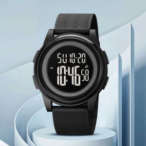 Wristwatches 1895 Men LED Light Chrono Alarm Clock 5Bar Waterproof Digital Wrist relogio masculino Casual Countdown Sport es H240504