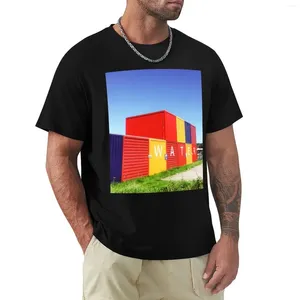 Erkek Polos Birincil Renk Su Kapları T-Shirt