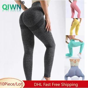 Frauenhose 10pcs Bulk Großhandel Fitness -Leggings Sport Sport tastetic Active