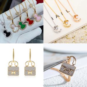 channelJewelry Designer Top quality sailormoon Pendant Necklaces For Women S925 Sterling Silver Luxury 18k gold Rings classic fashion earring wedding gift