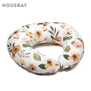 Baby Feeding Pillow Pregnow Womans Pad med löstagbar kudde Bandhnu Tryckt Baby Care Pillow U-formad 240424