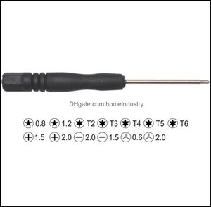 Screwdrivers Mini Magnetic Screwdriver T2 T3 T4 T5 T6 15 20 Phillips Slotted 08 Pentalobe 06 Tri Wing For Phone Tablet Type A 2145773