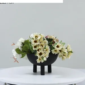 Vazo Hemisferik tripod vazo masası dekorasyon bitkisi saksılar dekoratif çiçekler düzenlemesi minimalist reçine çiçek çiçek