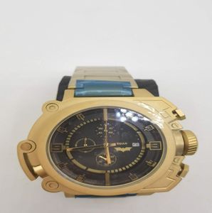 Top Gold Watch for Man Big Dial Mega Chief Chronograph Sports Sports Watch Fashion Dress Watches Casual Quartz Watch Dz42445931016